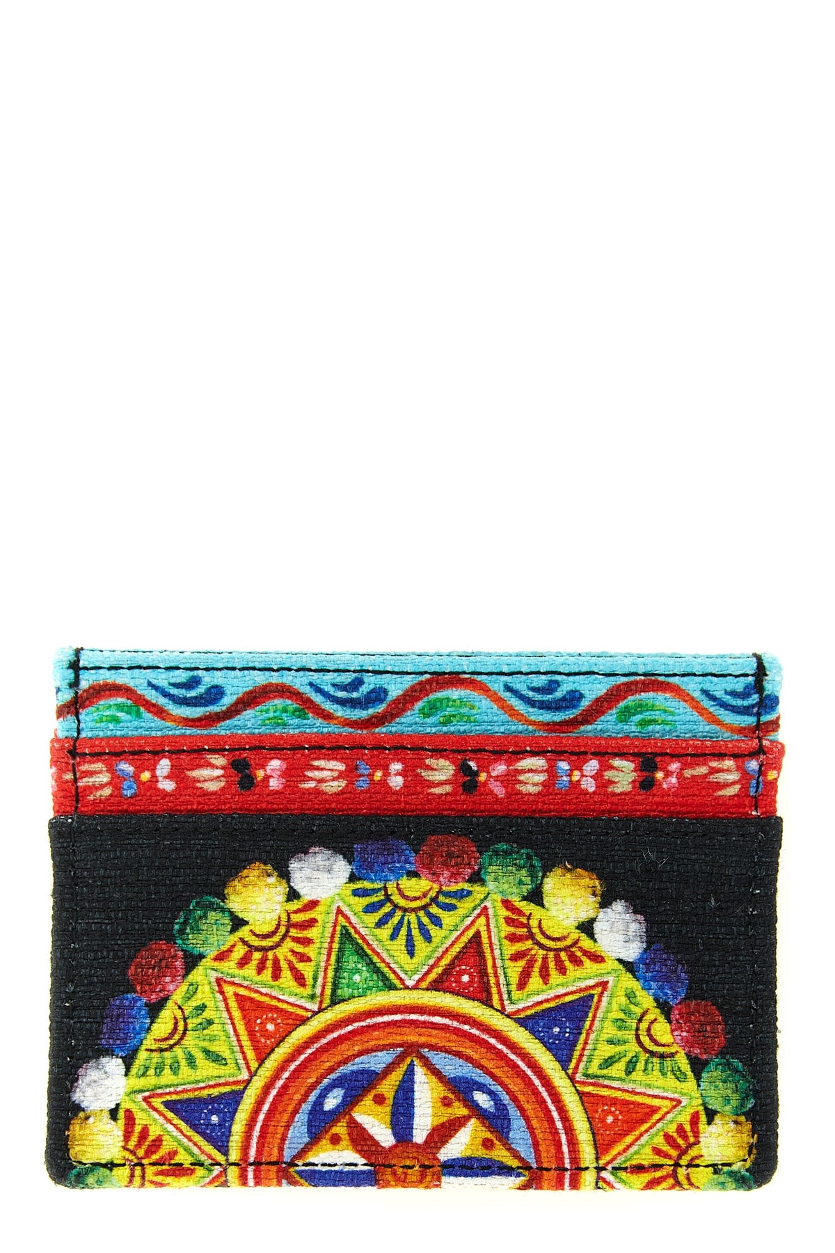 DOLCE amp; GABBANA OS card holder in stretch mat