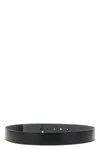 reversible belt in smooth and hammered calf leather