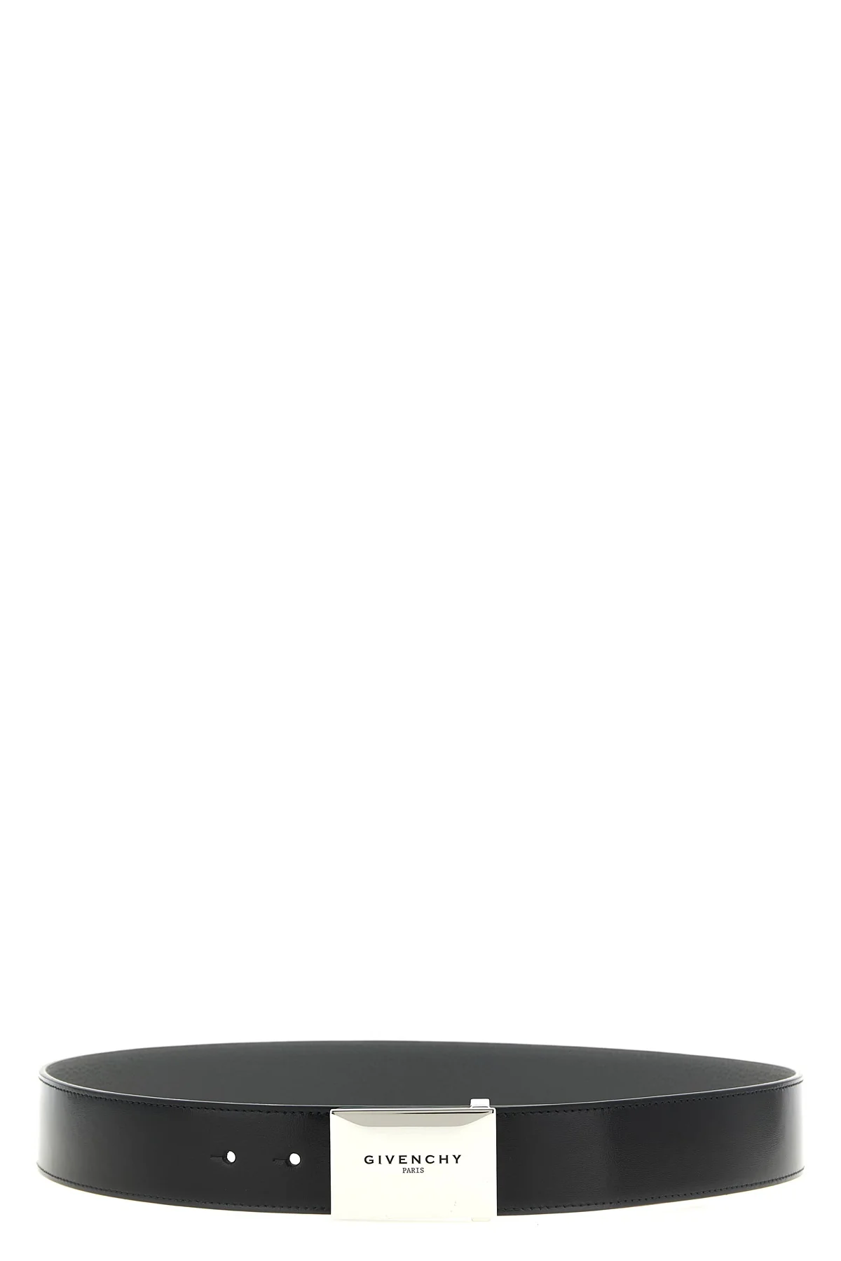 reversible belt in smooth and hammered calf leather