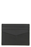 hammered leather card holder
