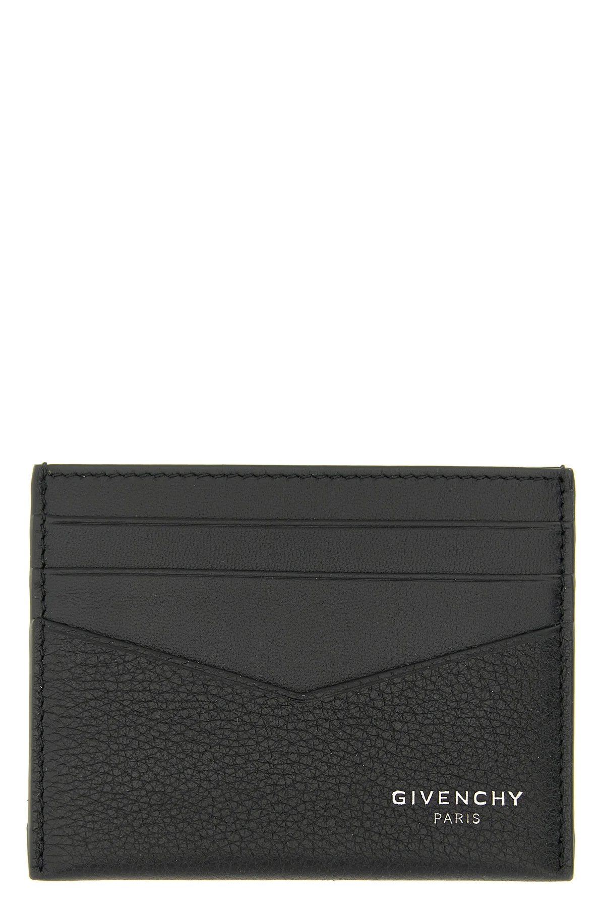 GIVENCHY OS hammered leather card holder