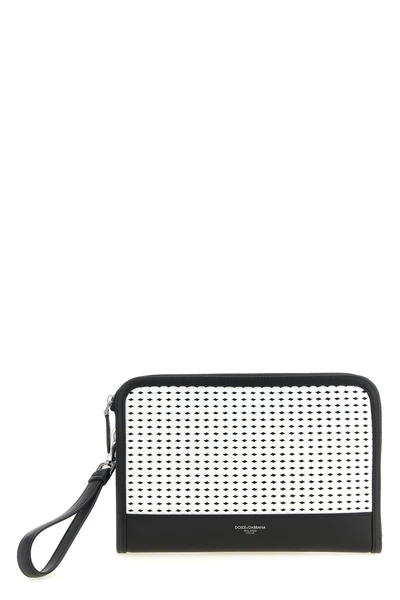 atene clutch bag in plongé calf leather