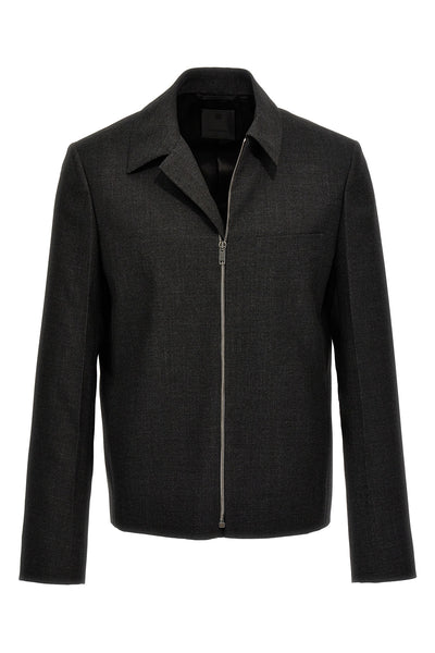 wool blouson