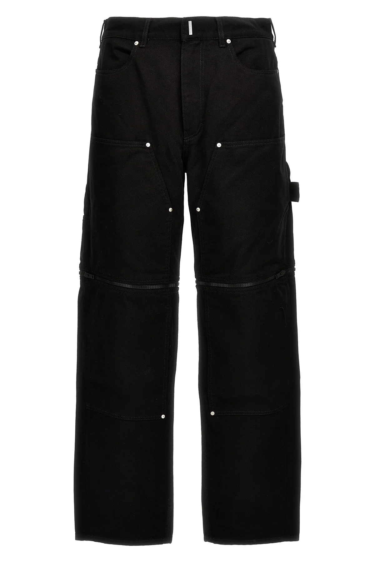 GIVENCHY 30 zip off carpenter cotton denim jeans