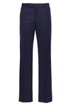 pinstripe wool pants