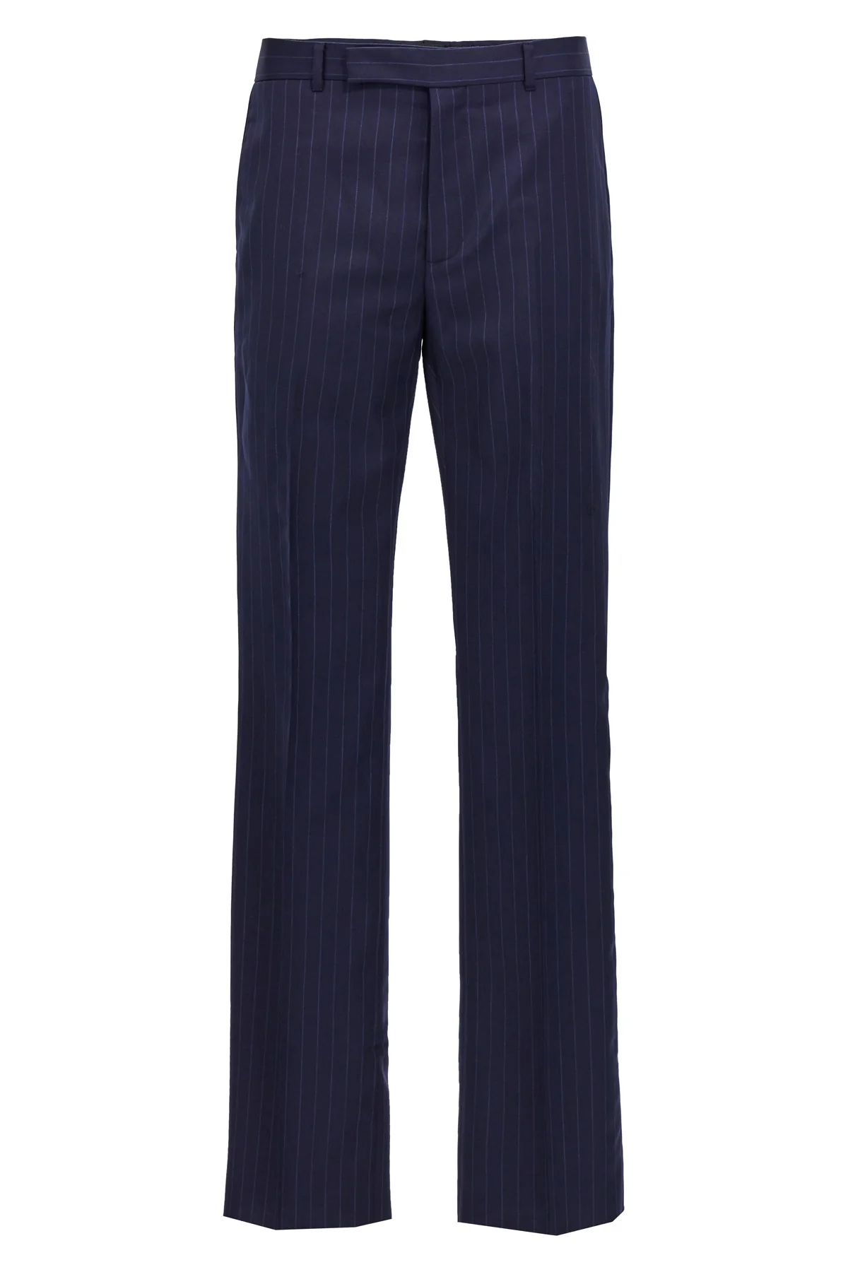 pinstripe wool pants