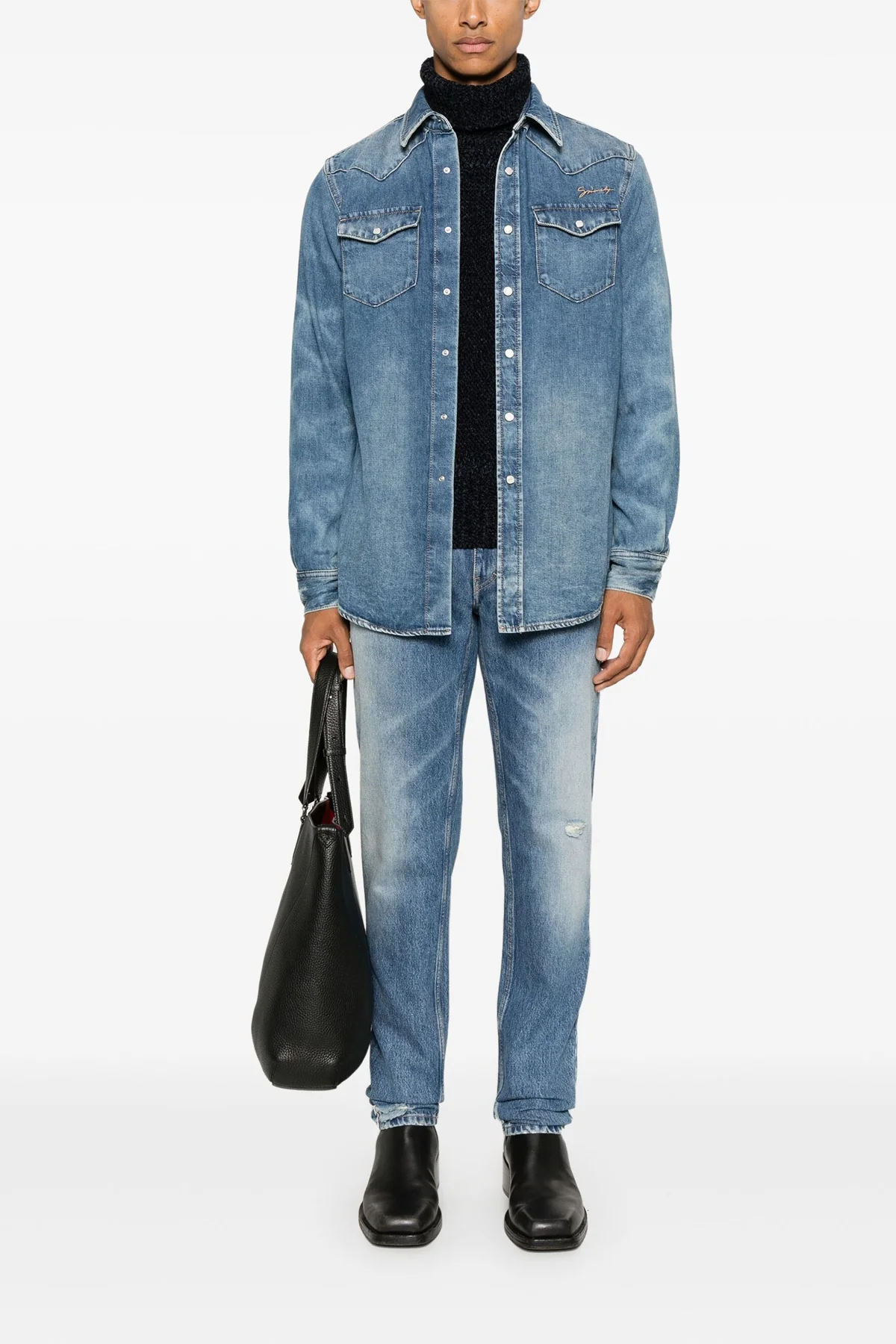 5-pocket cotton denim jeans straight fit