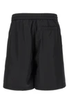 bermuda shorts in synthetic fabric