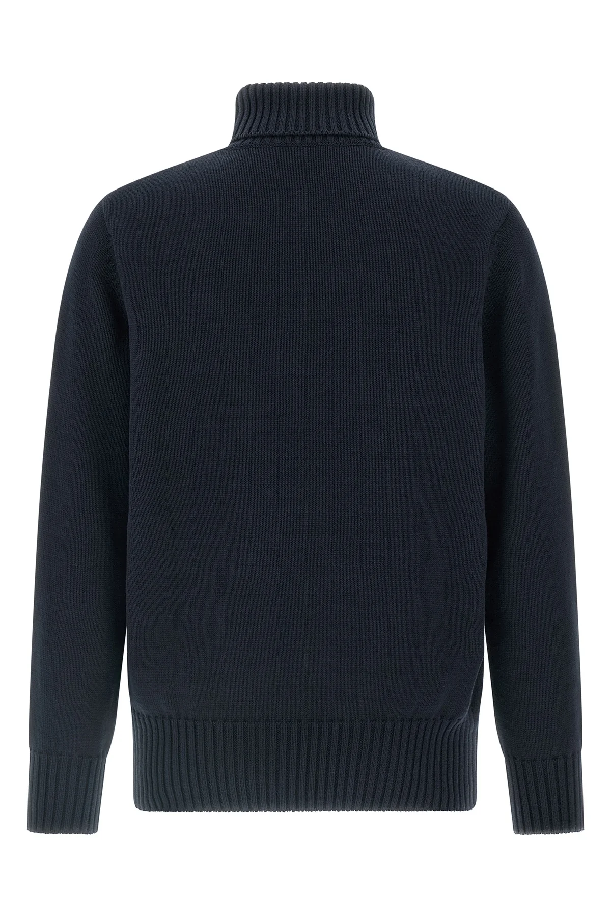 knitted cotton turtleneck sweater