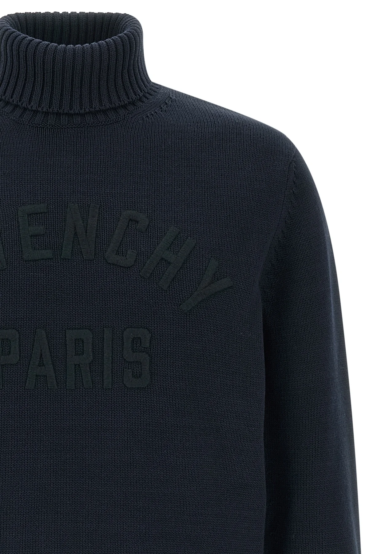 knitted cotton turtleneck sweater