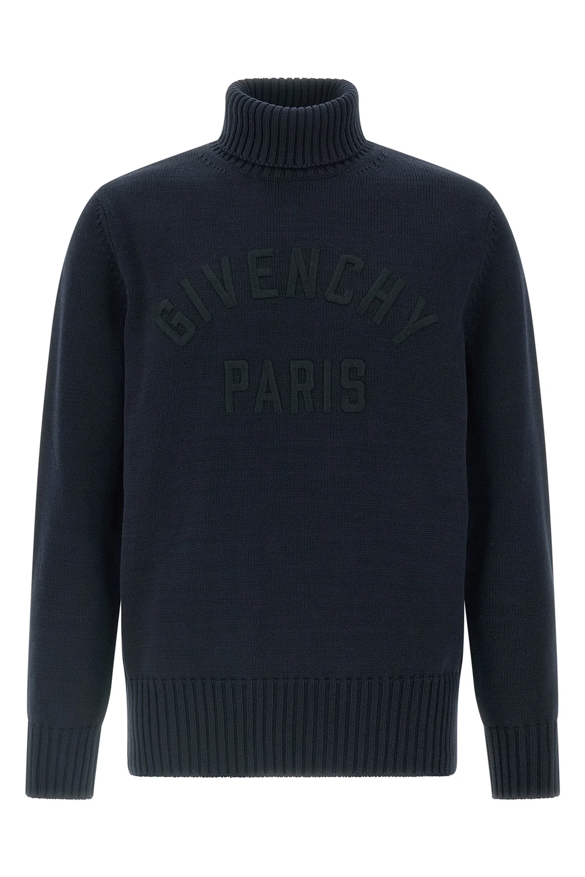 knitted cotton turtleneck sweater