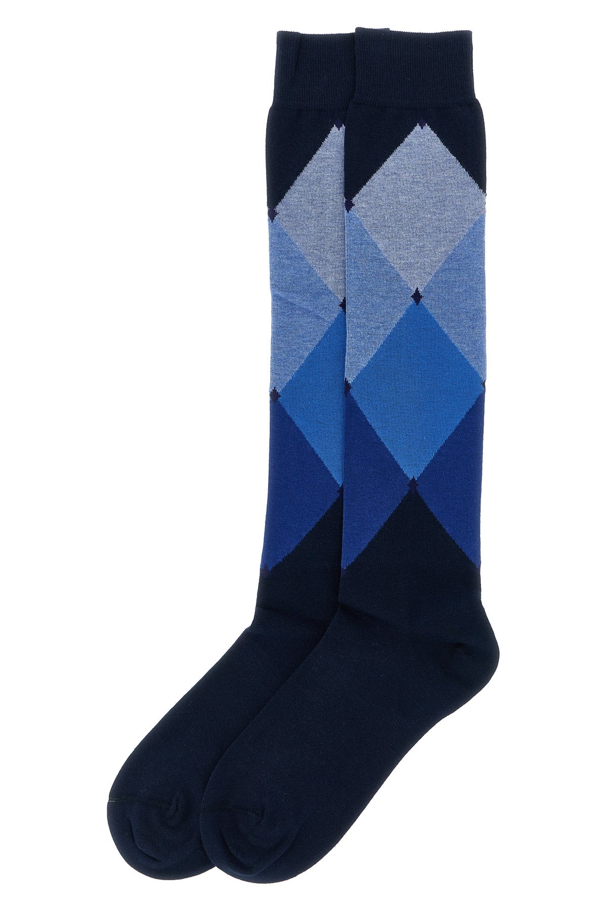 BALLANTYNE OS diamond-patterned cotton stocking