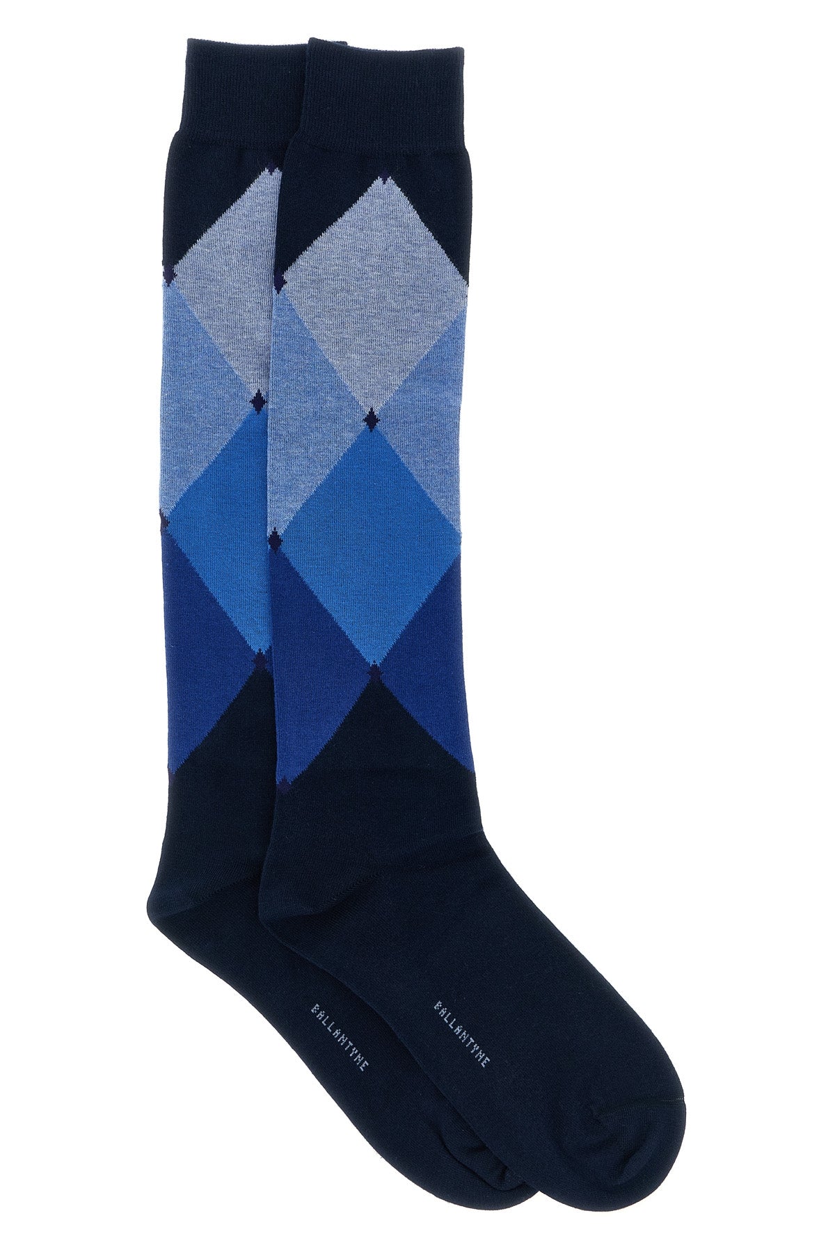 BALLANTYNE OS diamond-patterned cotton stocking