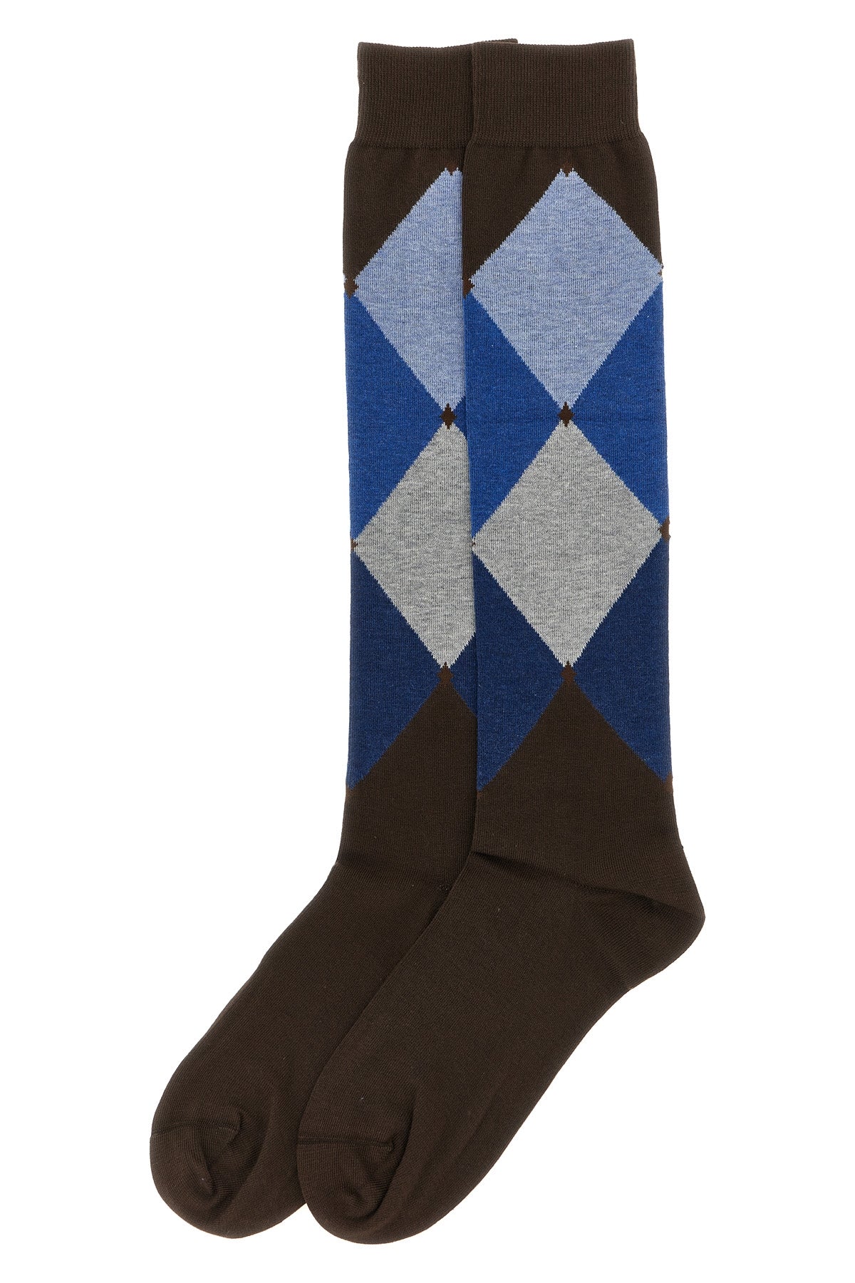 BALLANTYNE OS diamond-patterned cotton stocking