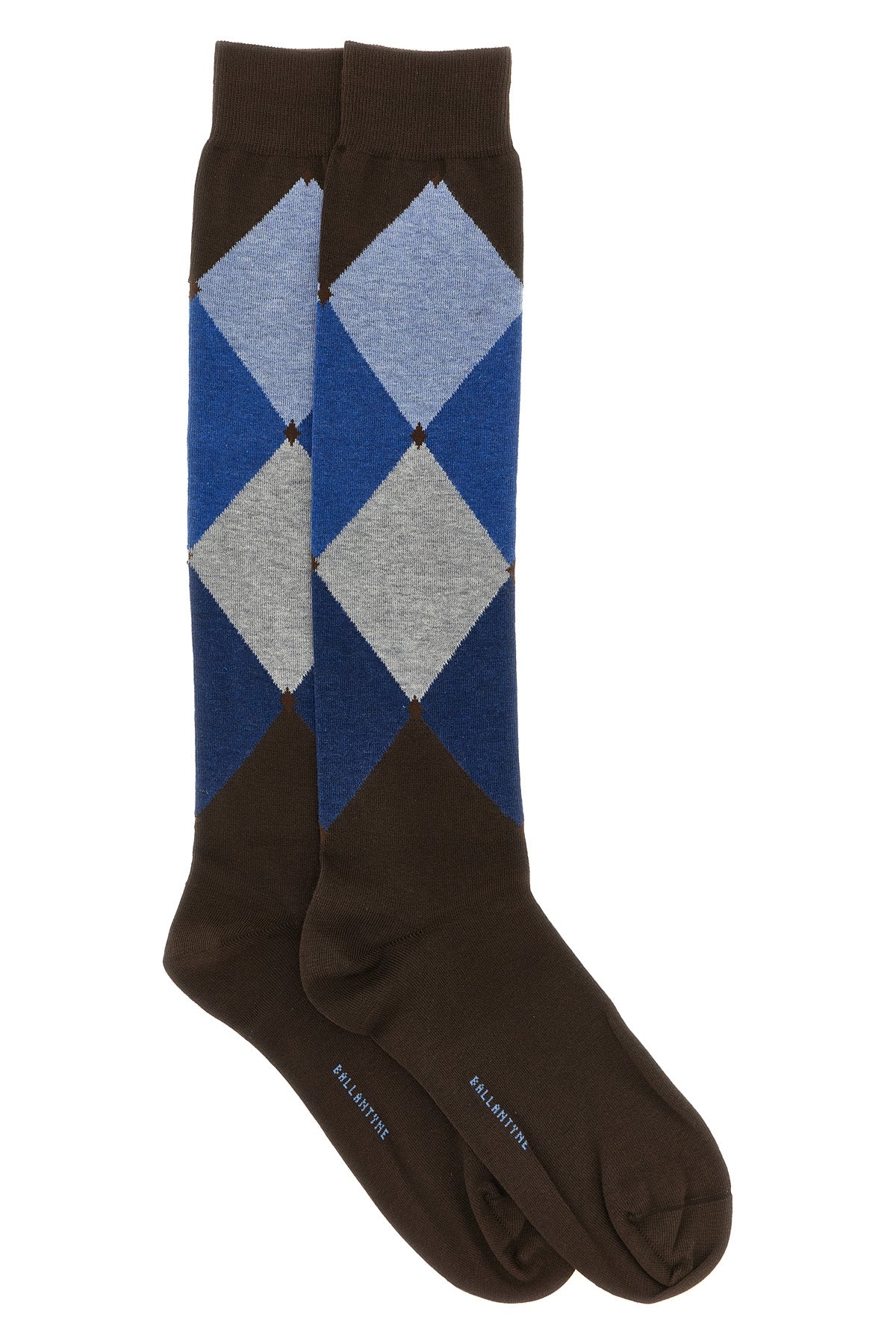 BALLANTYNE OS diamond-patterned cotton stocking