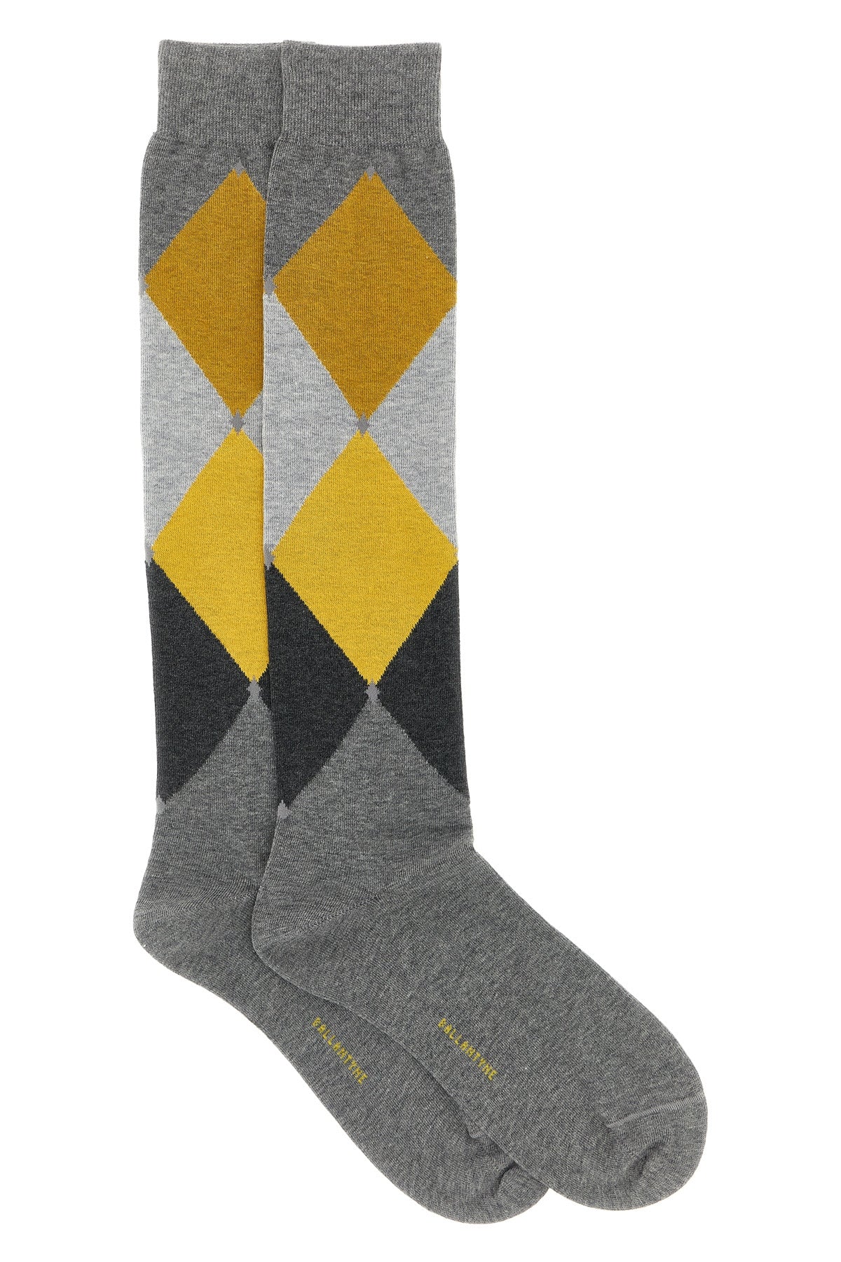 BALLANTYNE OS diamond-patterned cotton stocking