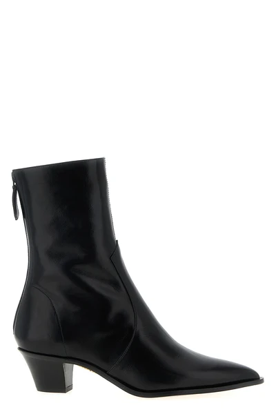 brunswick leather ankle boots