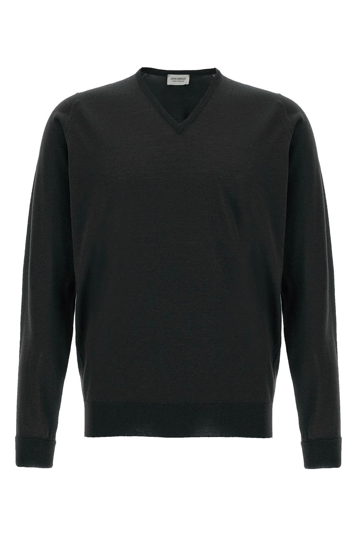 JOHN SMEDLEY S black leather adjustable and removable shoulder strap