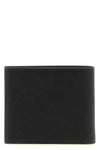 dauphine print calfskin leather wallet