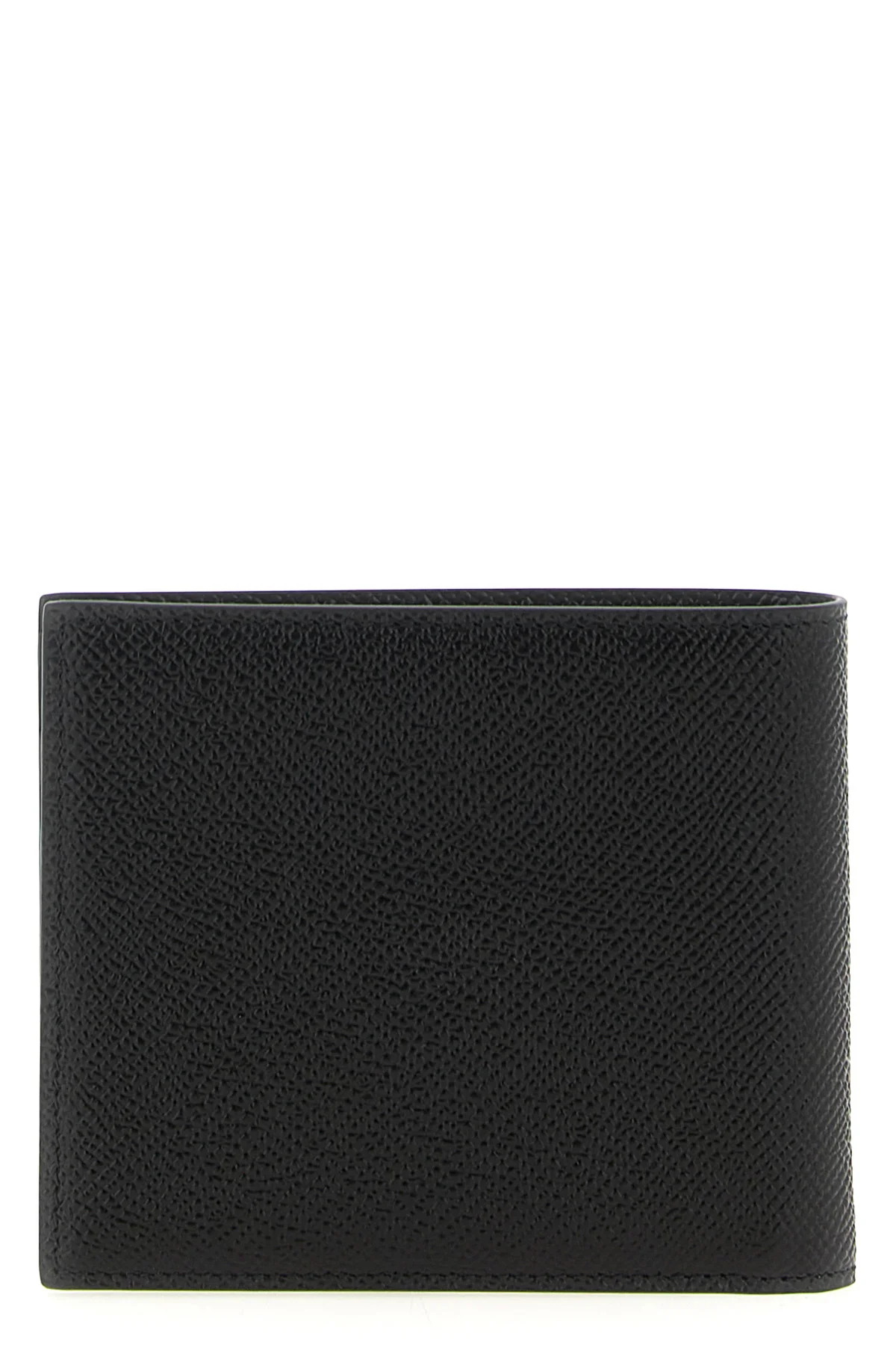 dauphine print calfskin leather wallet