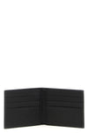 dauphine print calfskin leather wallet