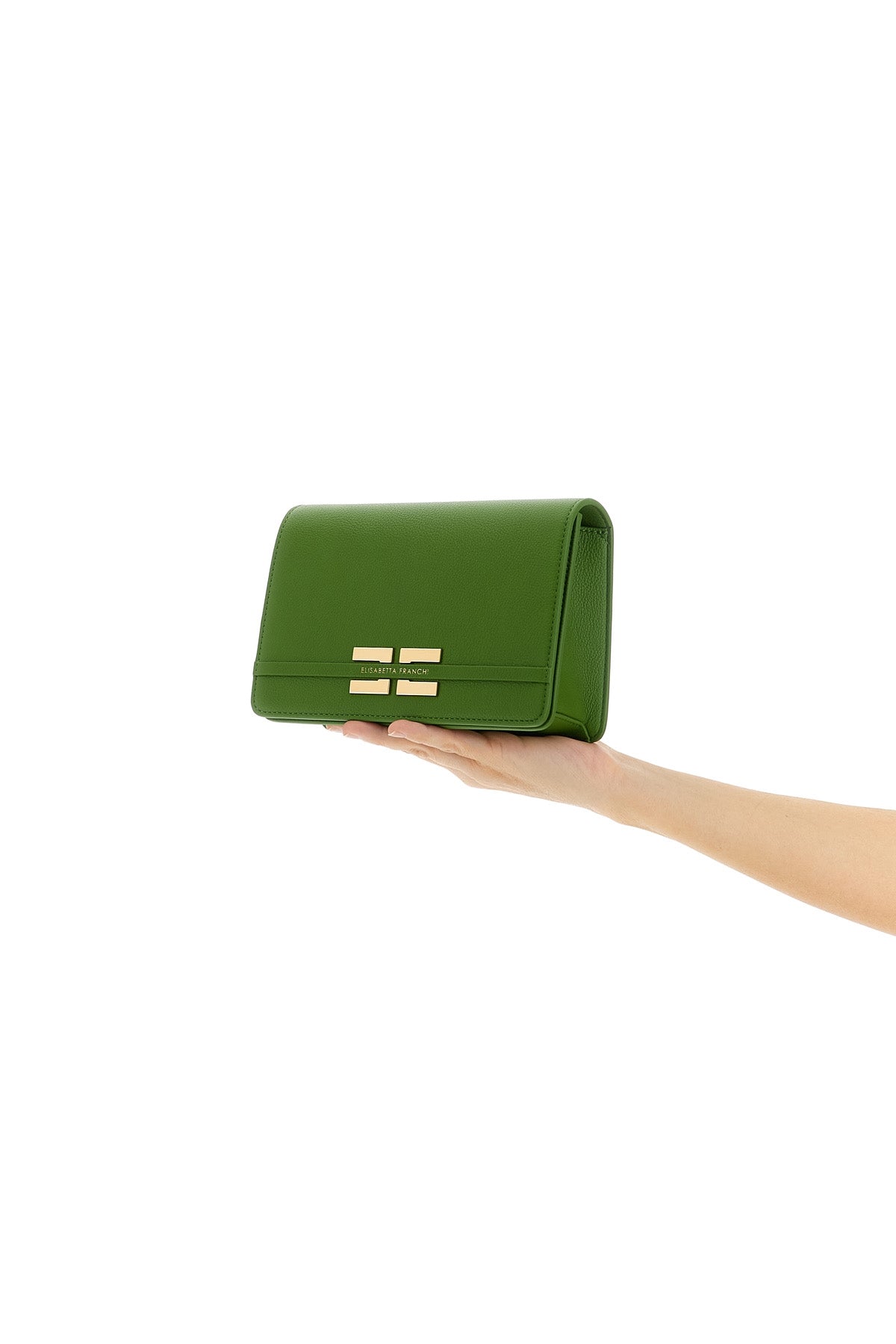 crossbody bag in garnet leather-effect fabric