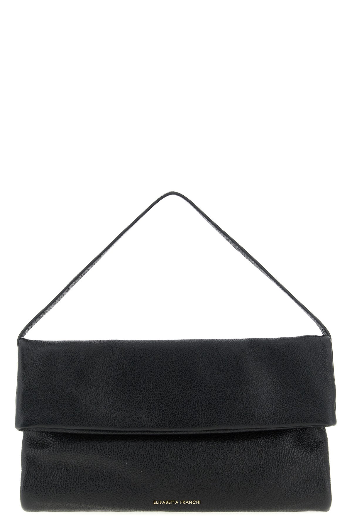 ELISABETTA FRANCHI OS hammered leather shoulder bag