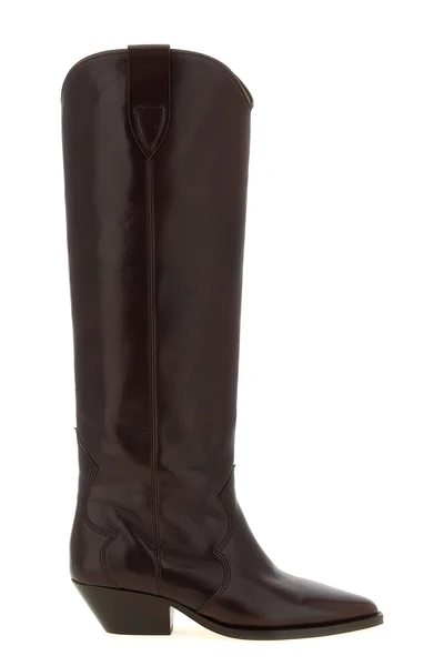 the isabel marant denvee high boots redefine the western aesthetic through a rig