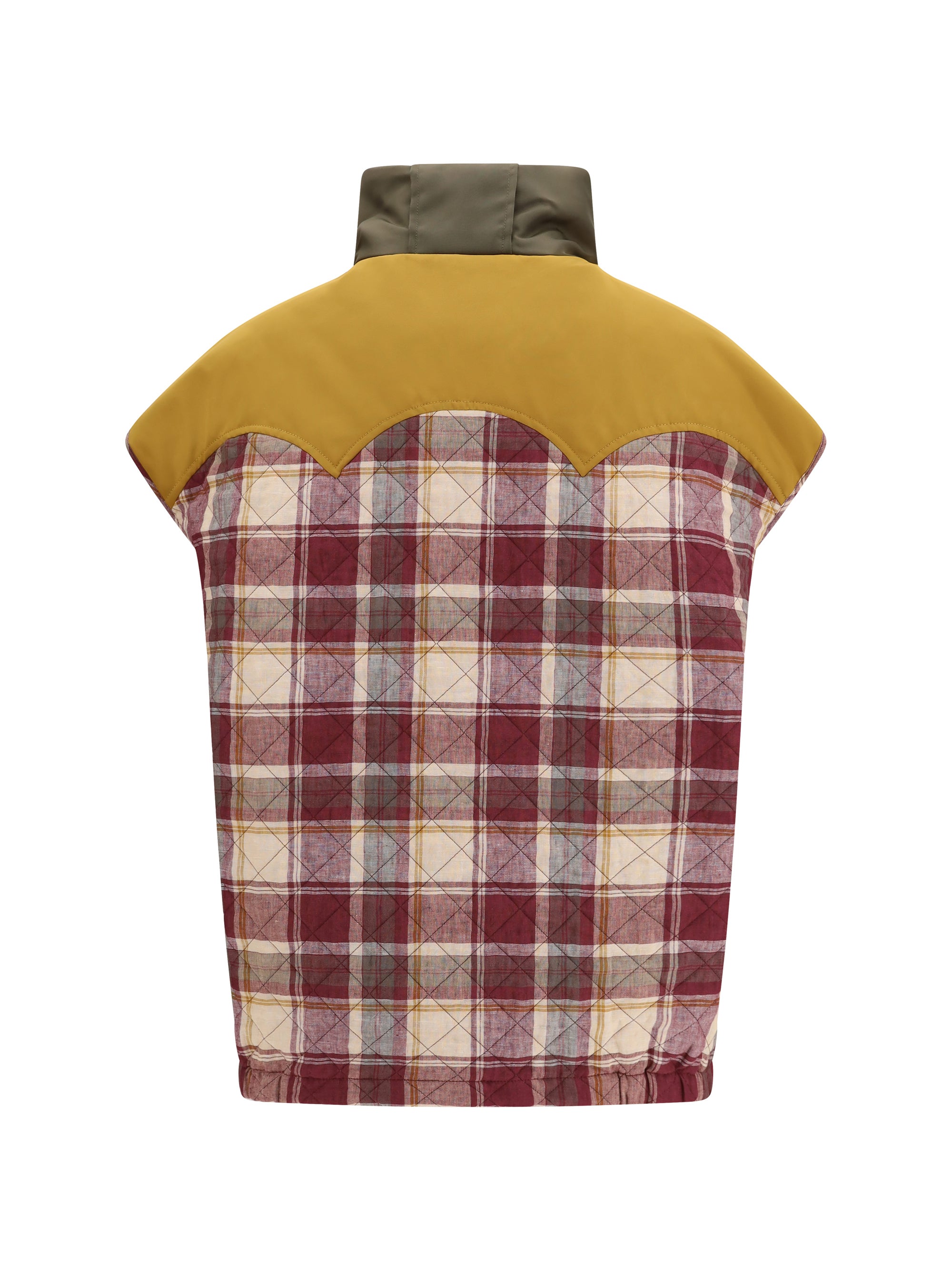 kate quilted padded vest