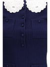 knit taffeta mini dress