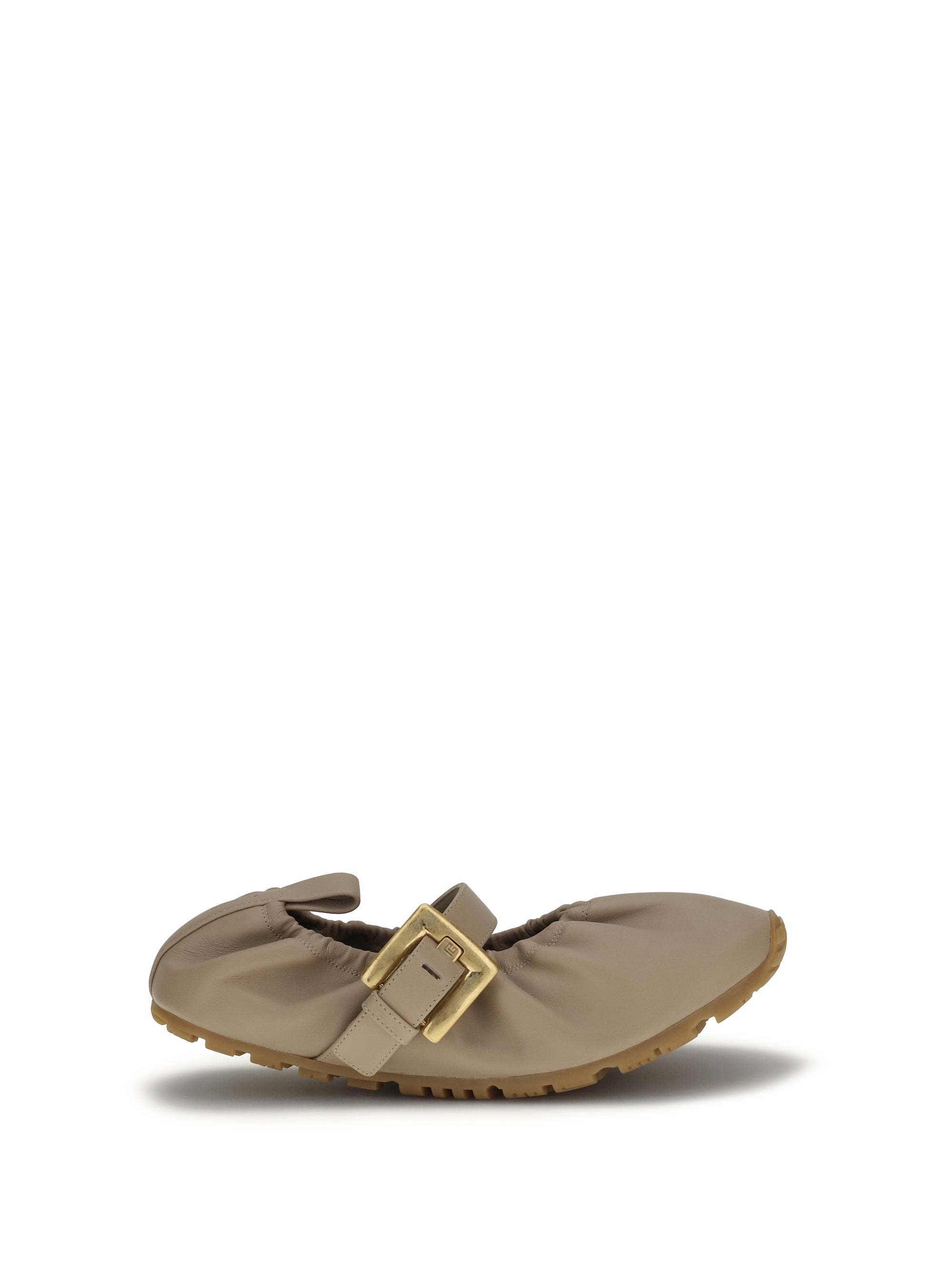 BALMAIN 37 buckle strap ballerinas