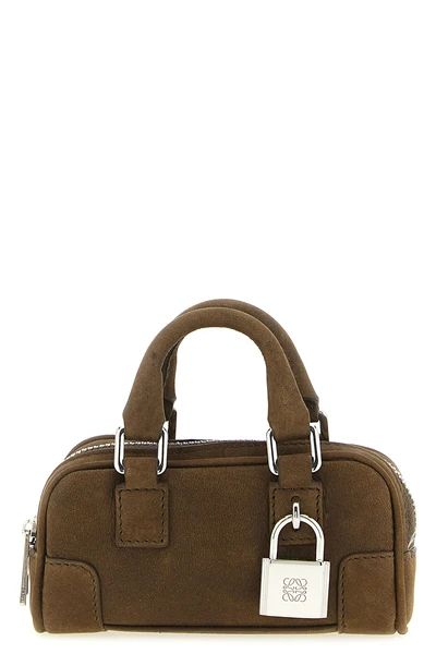 nano amazona nubuck handbag