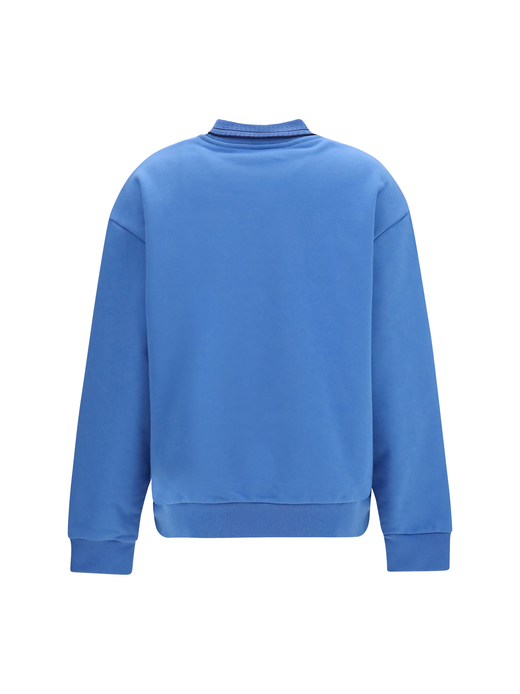 MIU MIU XS crewneck sweatshirt with embroidered logo and collar