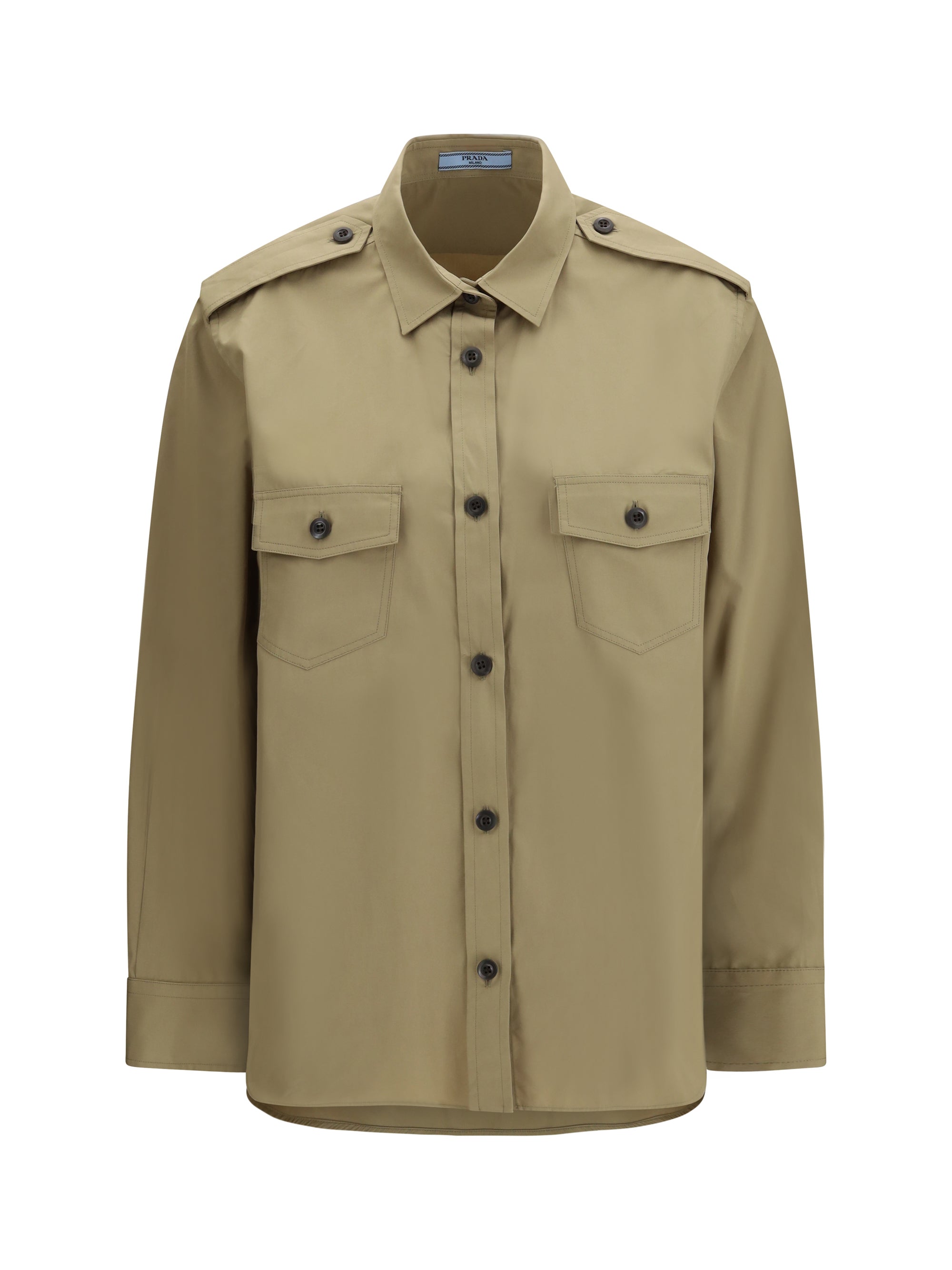 PRADA 42 cotton poplin shirt