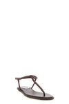 diana flat leather flip-flop sandals