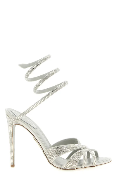 rené caovillas dania sandal defines a sculptural silhouette through its iconi