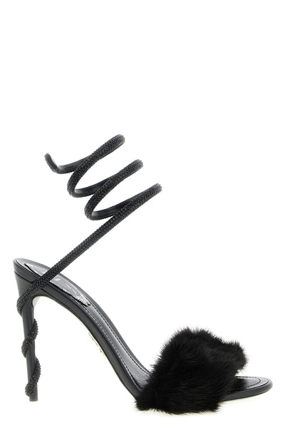 the rene caovilla margot sandals embody craftsmanship excellence through a bol