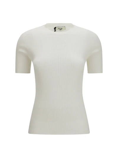 short-sleeve cotton sweater