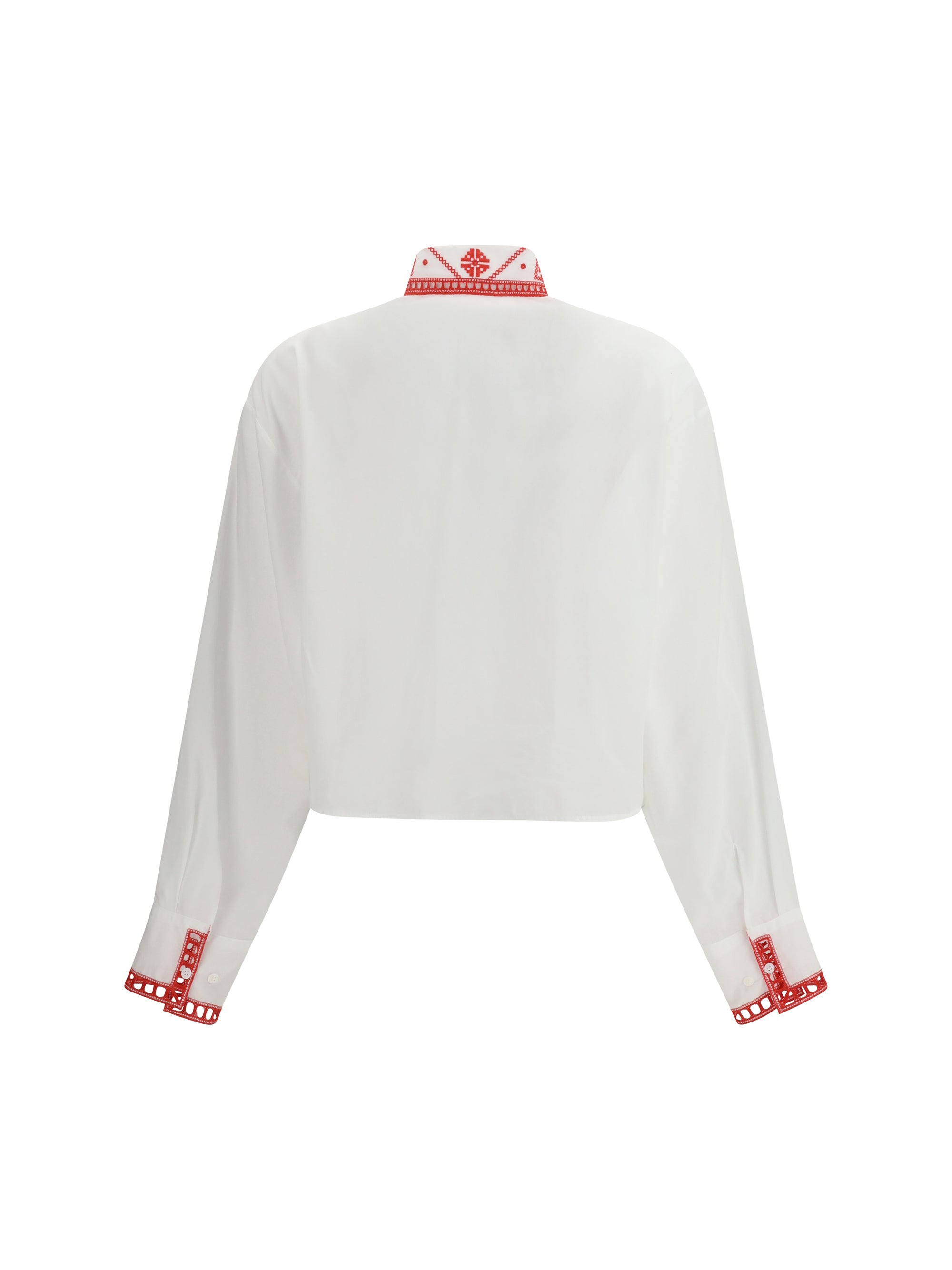 ERMANNO SCERVINO 40 manjaro embroidered shirt
