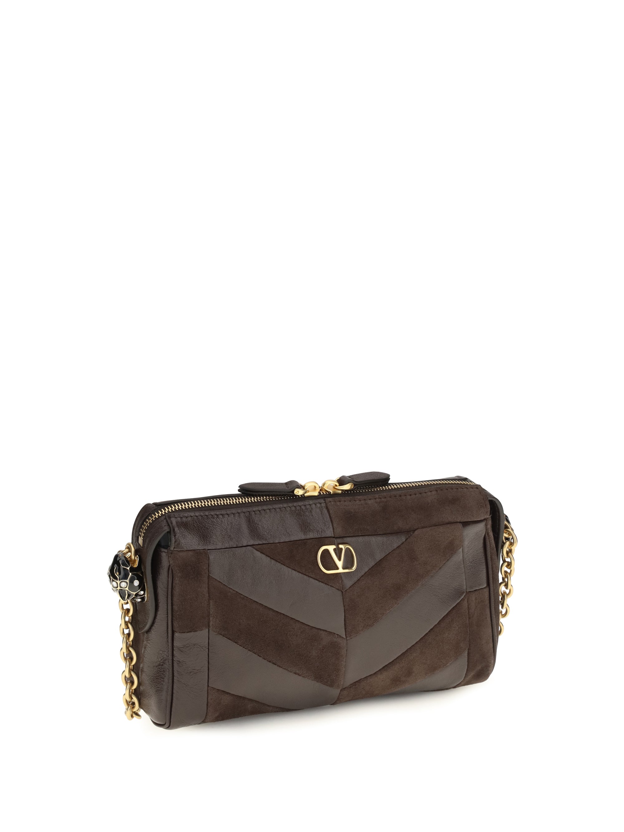 VALENTINO GARAVANI OS panthea shoulder bag chevron pattern