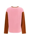 baseball oversized crew sweater