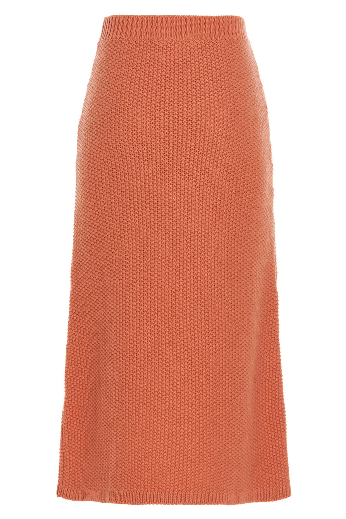 cashmere fabric long skirt