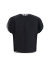 briar silk organza top