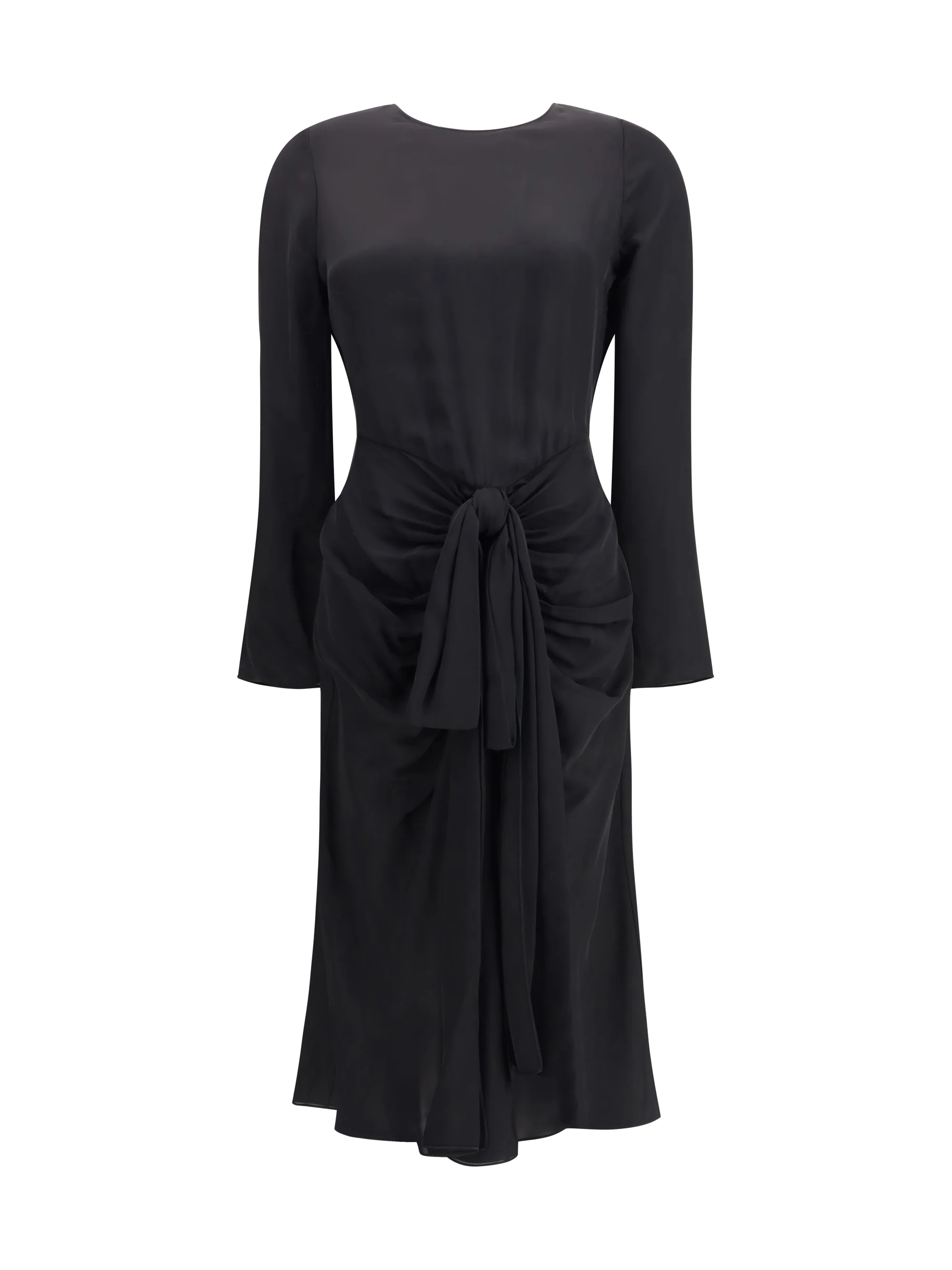 ALAÏA 36 draped viscose dress