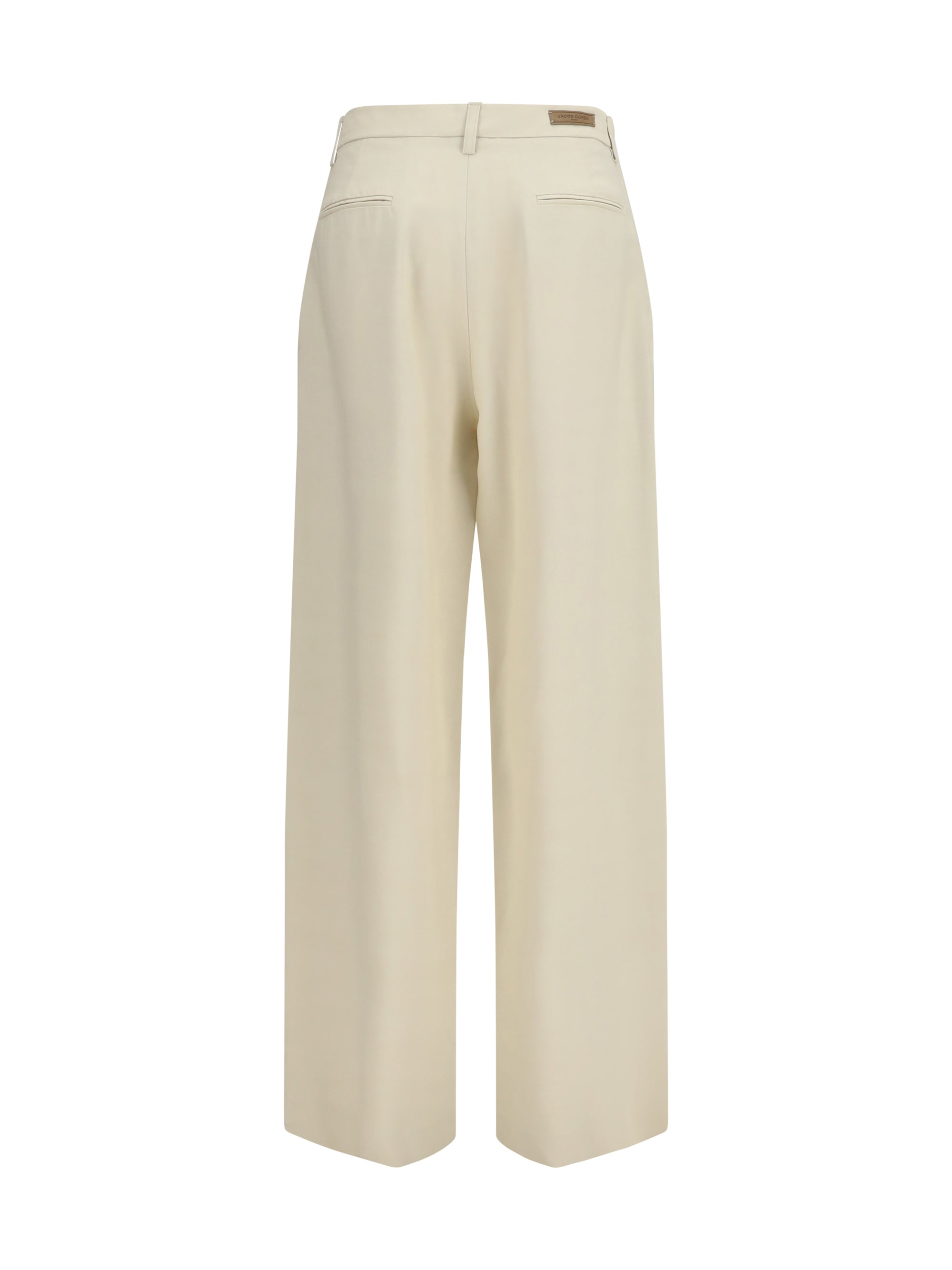 wide leg canvas pants