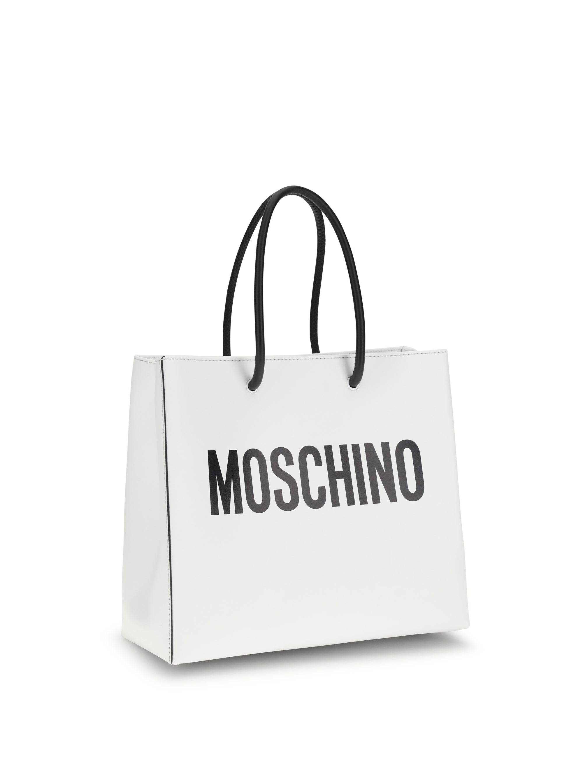 MOSCHINO OS moschino leather bag