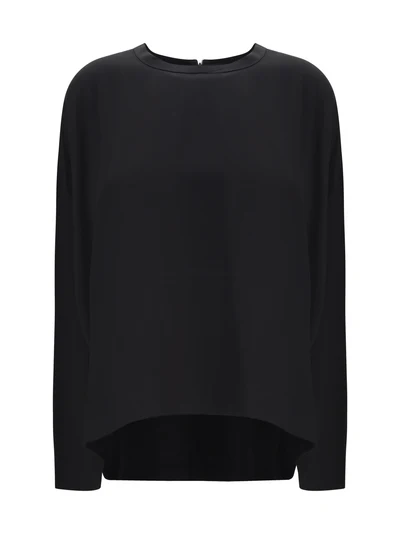 boxy satin top