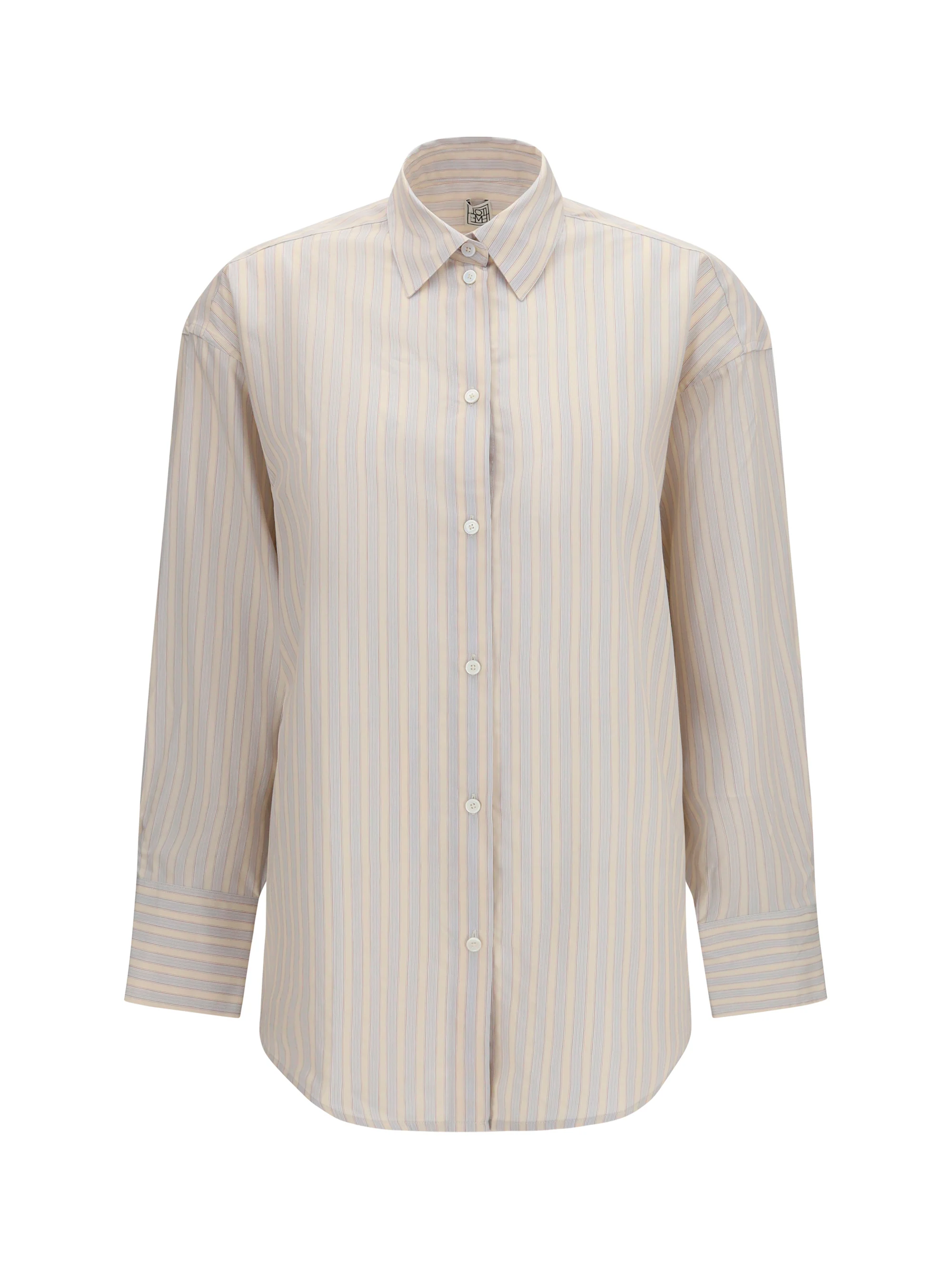 TOTEME 32 oversized striped shirt in cotton