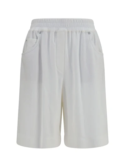 cotton piqué shorts