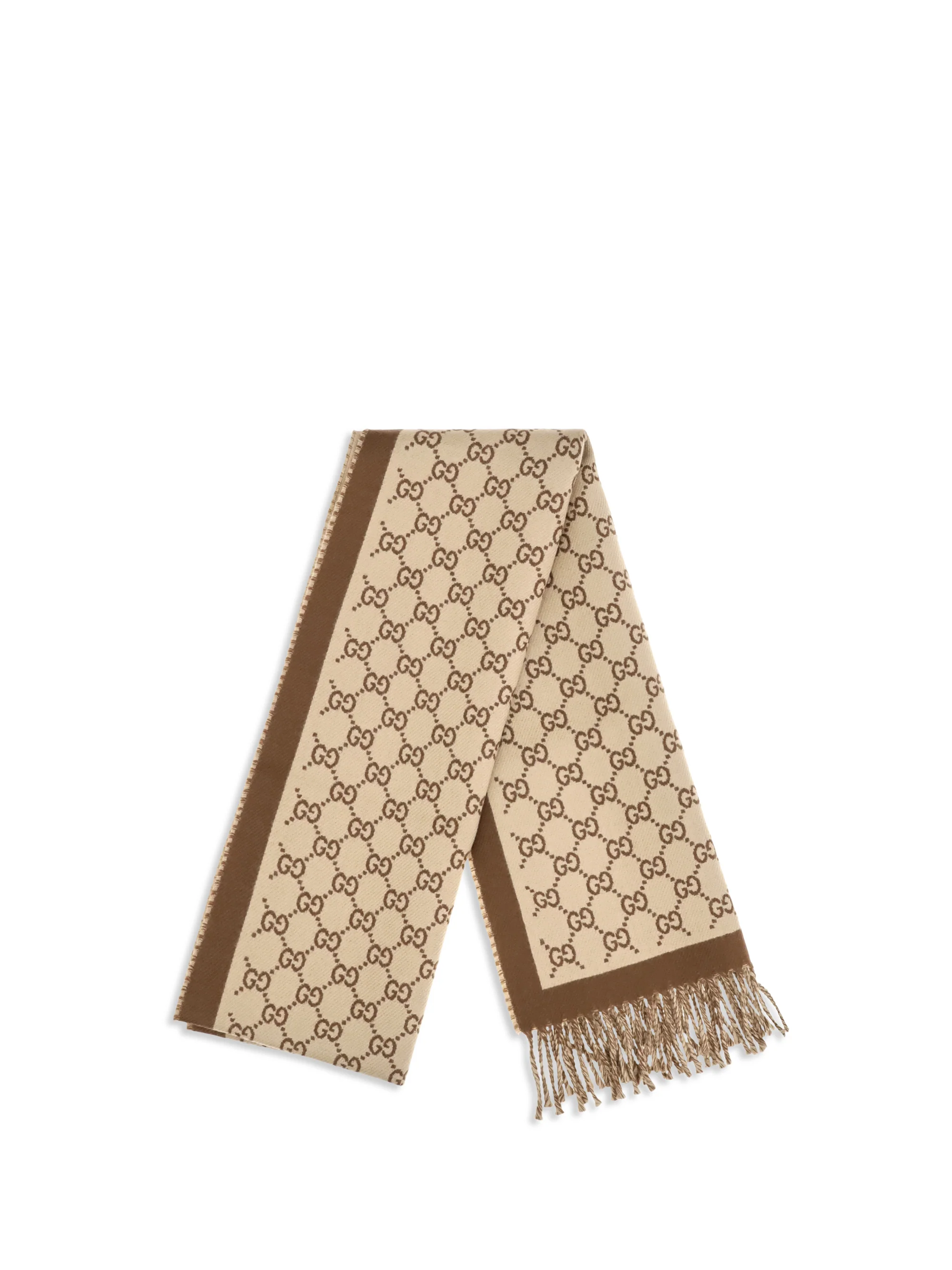 gg all-over wool scarf
